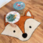 Tapis forme renard 100cm