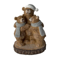 Deco noel famille ours