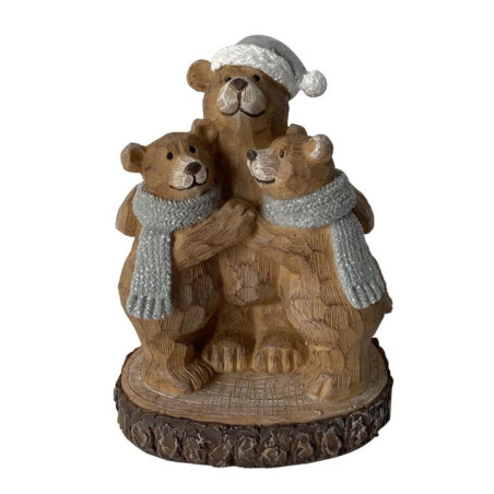 Deco noel famille ours