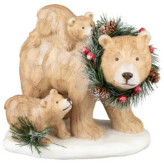 Deco noel famille ours