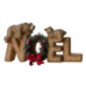 Deco noel ours love/noel