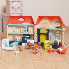 Maison avec figurines