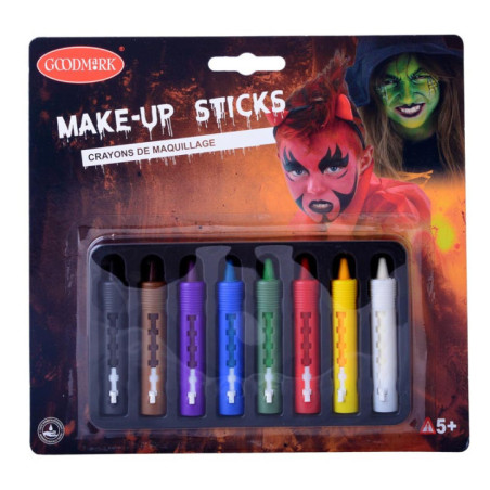 8 crayons de maquillage hallowee