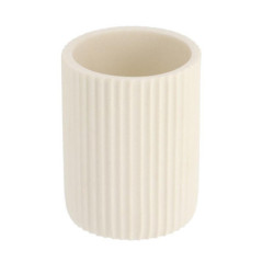 Gobelet strie arrondi polyresine