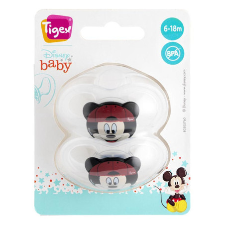 Sucettes x2 mickey 6-18m
