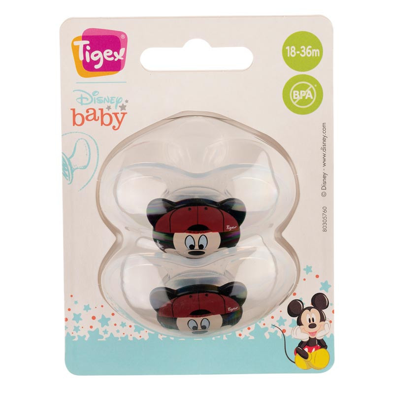Sucettes x2 mickey 18-36m
