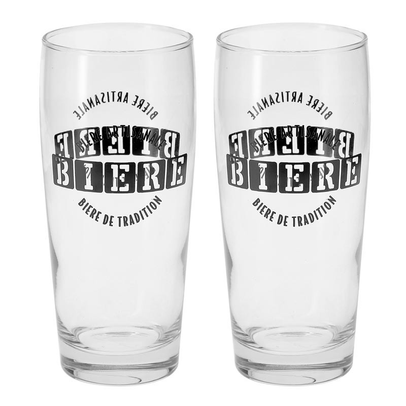 Verre a biere bardi 37cl x2