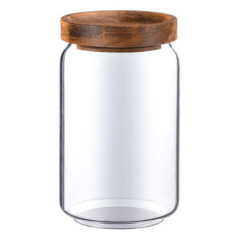 Bocal rond verre bouchon 800ml