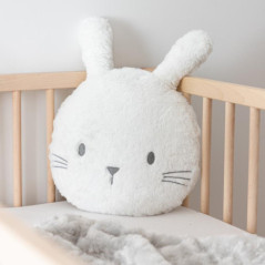 Coussin peluche lapin