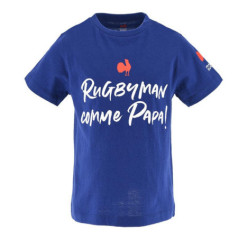 Tshirt message pere garcon ffr