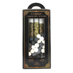 Boite art deco 5 sarbacanes