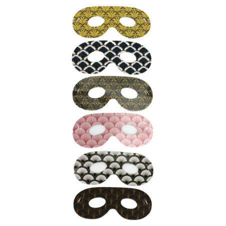 6 loups cartons art deco