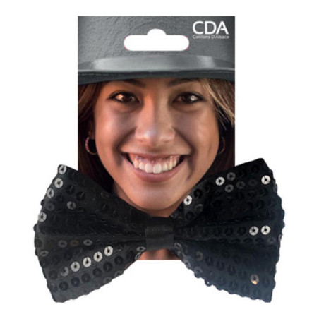 Noeud papillon sequin or