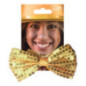 Noeud papillon sequin or