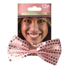 Noeud papillon sequin noir