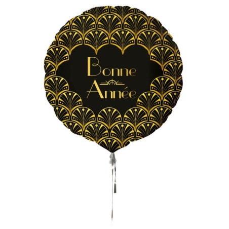 Ballon foil 45cm noir