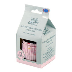 Caissettes a cupcake x12 silicon