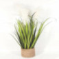 Pampas artificielles pot corde