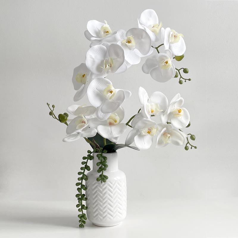 Vase orchidées artificielles