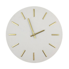 Horloge metal d30cm