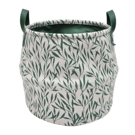 Panier tissu imprime avec anses