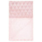 Plaid geo 120x150cm rose