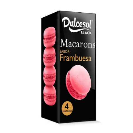 Macarons framboise x4