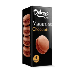 Macarons chocolat x4