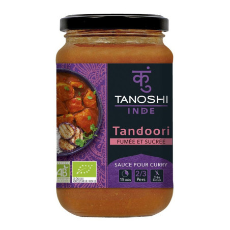 Sauce curry tandoori bio