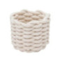 Paniere rangement en corde creme