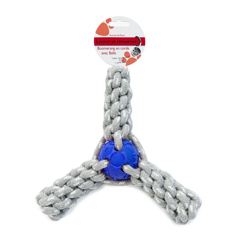 Jouet chien boomerang