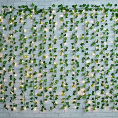 Guirlande rideau lierre 180cm