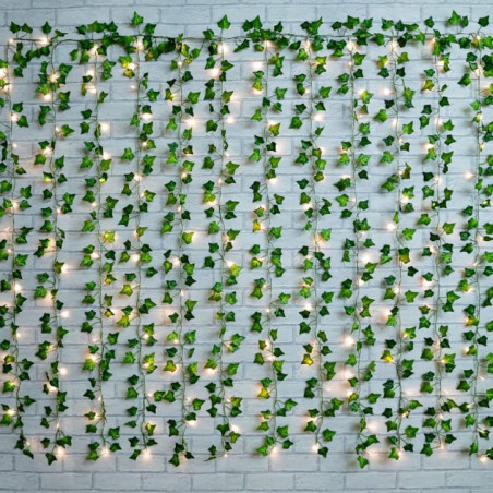 Guirlande rideau lierre 180cm