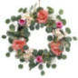 Couronne fleurs artificielles a