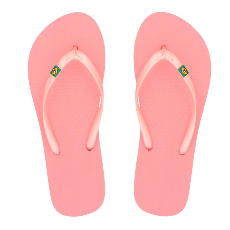 Tongs femme rose