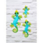 Deco murale gecko x3