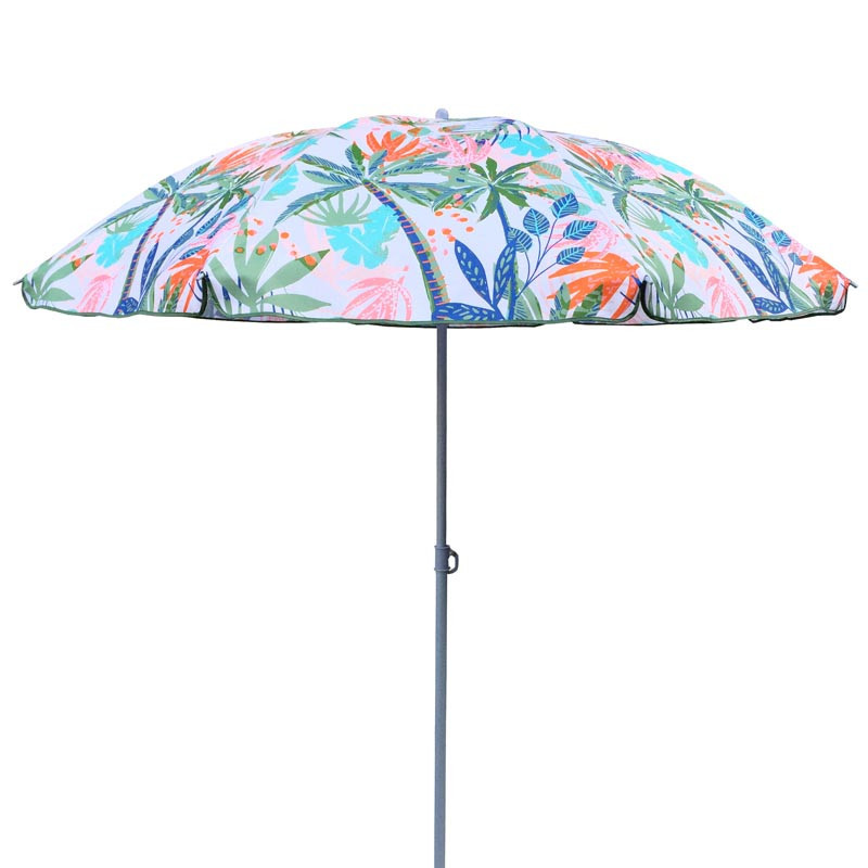 Parasol a motif tropical o160cm