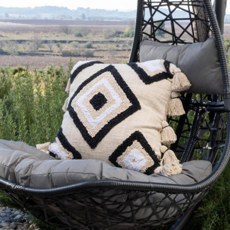 Coussin losanges tuffete 48x48cm