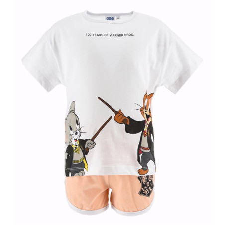 Ensemble fille tshirt mc + short