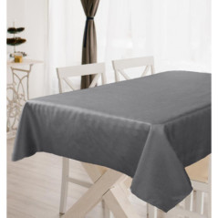 Nappe polyester 140x240cm gris f