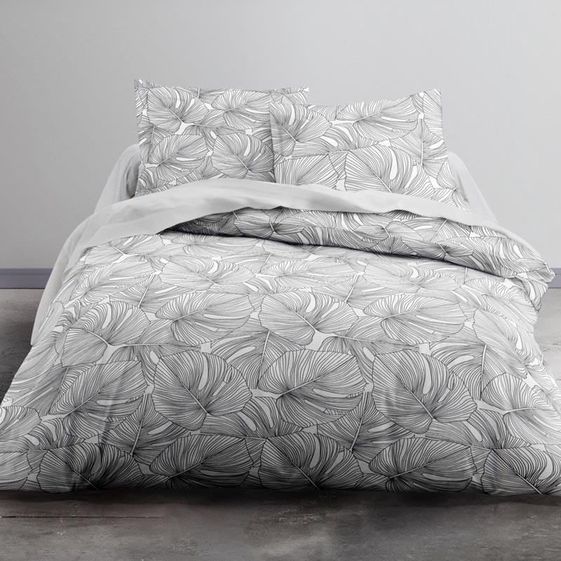 Parure simply 200x200 feuille tr