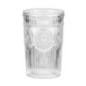 Verre haut transp embosse 350ml