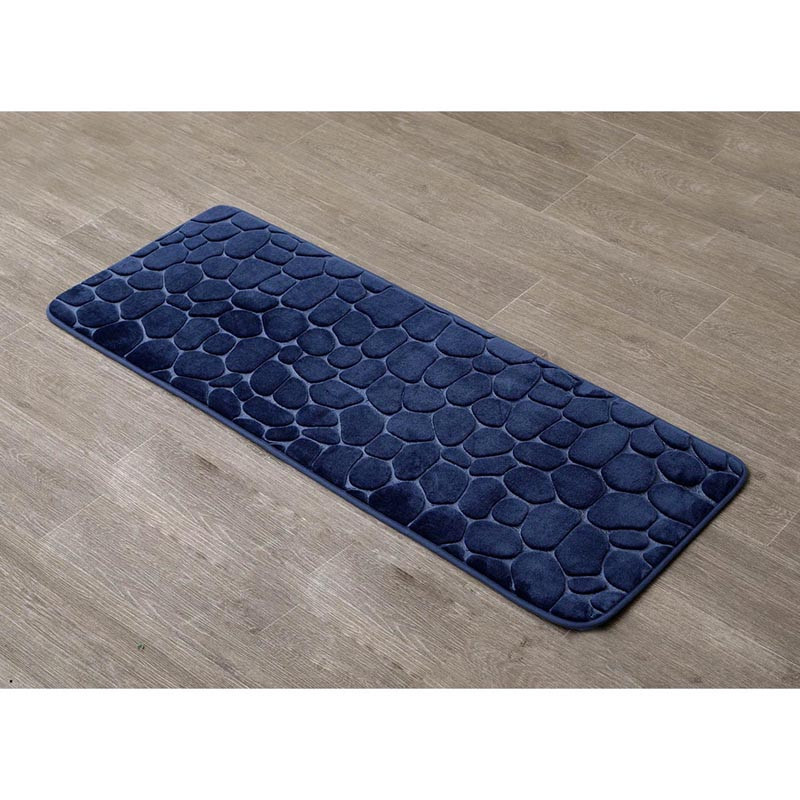Tapis 45x120cm bleu