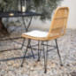Chaise cordage nature + galette
