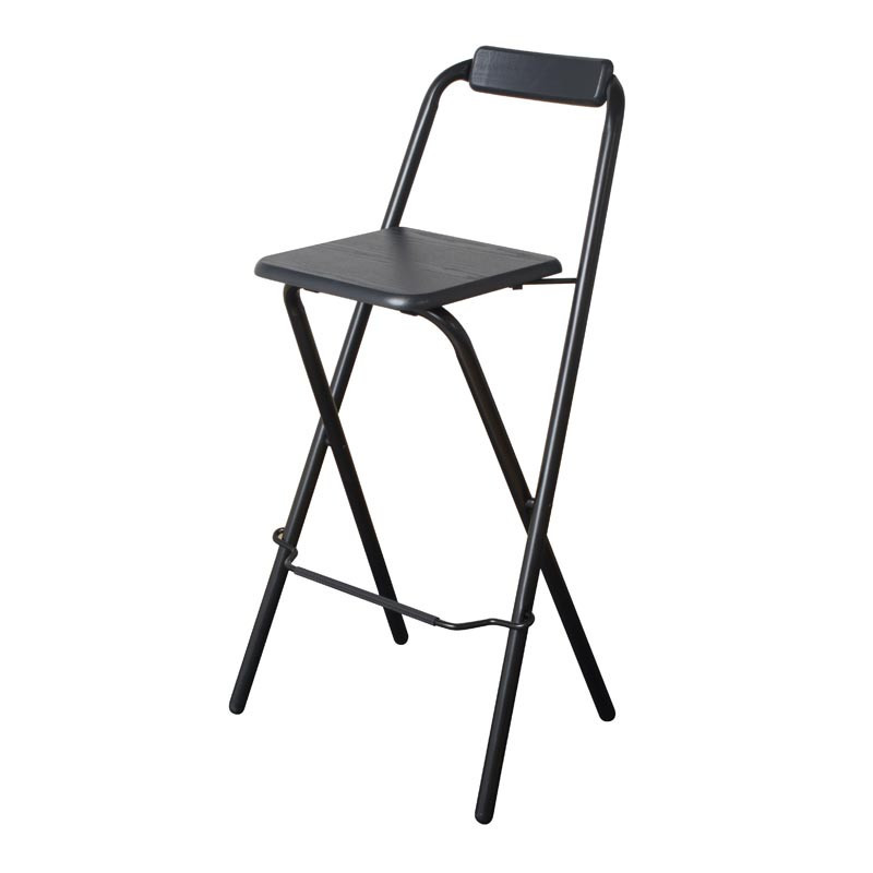 Chaise haute pliante noir