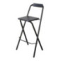 Chaise haute pliante noir