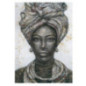 Toile femme turban