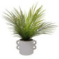 Fougere artificielle pot double