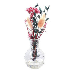 Bouquet pot en verre