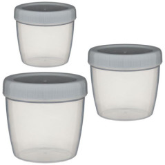 3 pots snacks